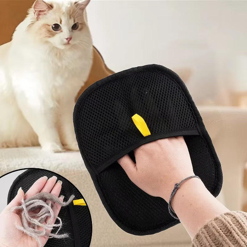 Pet Toilet Gloves, Anti-Static Pet Hair Removal Brush, Dog and Cat Hair Removal Brush from Sofa, Carpet, Clothing, Tool Supplies
