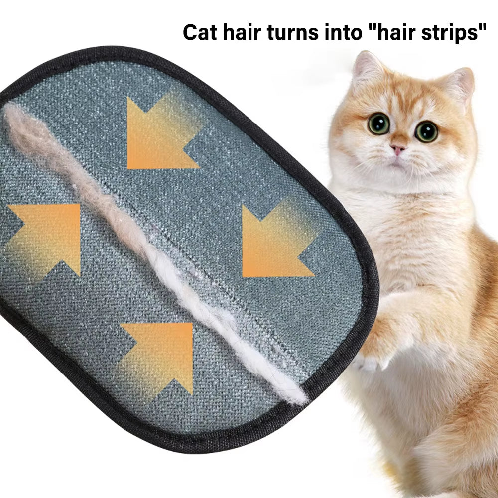 Pet Toilet Gloves, Anti-Static Pet Hair Removal Brush, Dog and Cat Hair Removal Brush from Sofa, Carpet, Clothing, Tool Supplies
