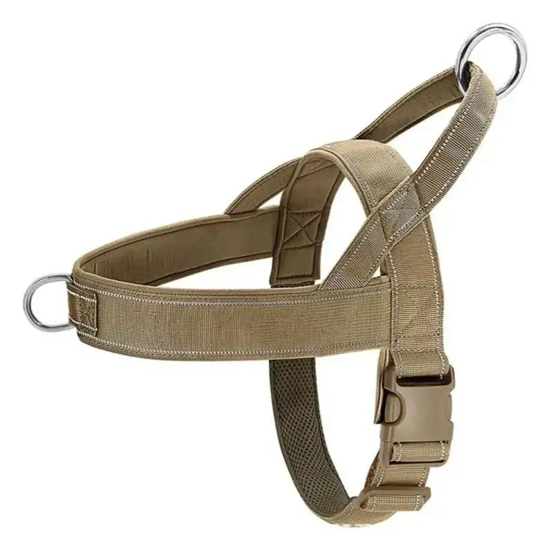 Lightweight Nylon No-Pull Adjustable Straps Dog Harness - Chafe-Resistant, Secure Control, Quick Release Pet Vest with Reflective Accessory for Daily Walks, Camping (Solid, S/M Sizes, Fits Multiple Breeds)